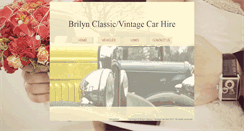 Desktop Screenshot of brilynclassiccarhire.co.uk